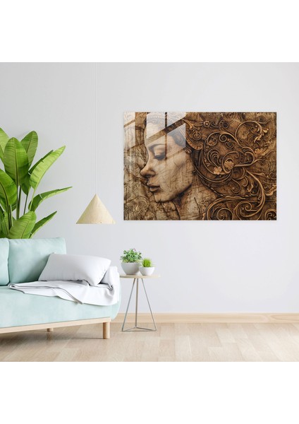Leonardo Da Vinci Glass Wall Art - Leonardo Da Vinci, Wall Decoration, Leonardo Da Vinci, Glass Art, 45X30 fiyatları