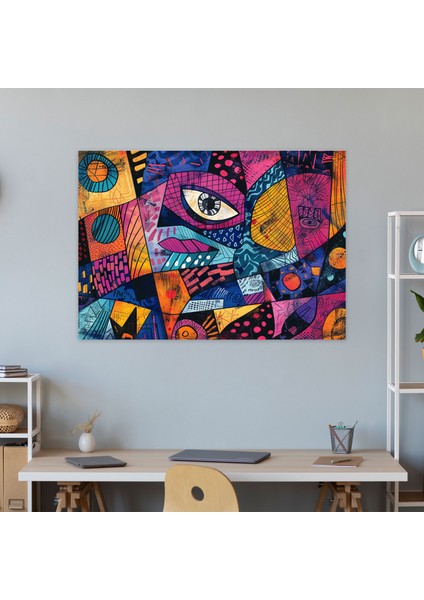 Fovizm Sanat Tarzı Soyut Desenler Kanvas Tablo - Fovizm, Kanvas Tablo, Kanvas Tablo, Kanvas Tablo, 50X30 modelleri