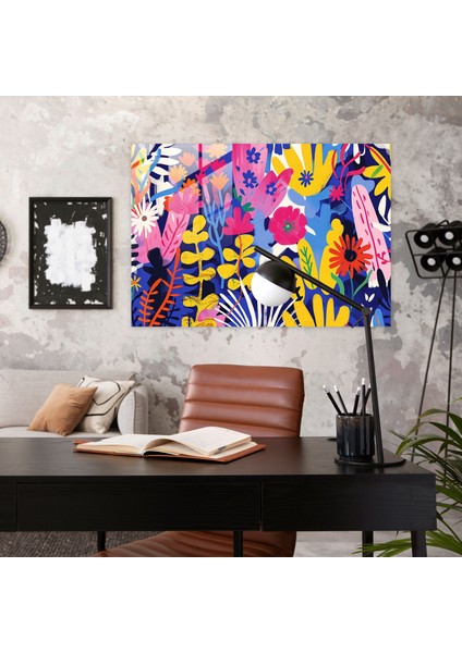 Henri Matisse Cam Sanatı: Cesur Çiçek Desenleri - Henri Matisse, Duvar Dekorasyonu, Henri Matisse, Ev Dekorasyonu, 45X30