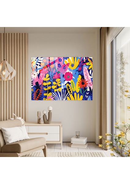 Henri Matisse Cam Sanatı: Cesur Çiçek Desenleri - Henri Matisse, Duvar Dekorasyonu, Henri Matisse, Ev Dekorasyonu, 45X30