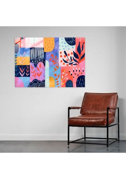 Henri Matisse Ev Dekorasyonu - Eğlenceli Şekiller - Henri Matisse, Pastel Palet, Ev Dekorasyonu, Cam Baskı, 45X30 fiyatları