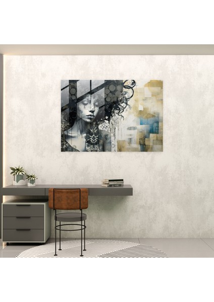 - Hipnoz, Cam Baskı, Monokromatik Tonlar, Cam Duvar Tablosu, 45X30 fiyatları