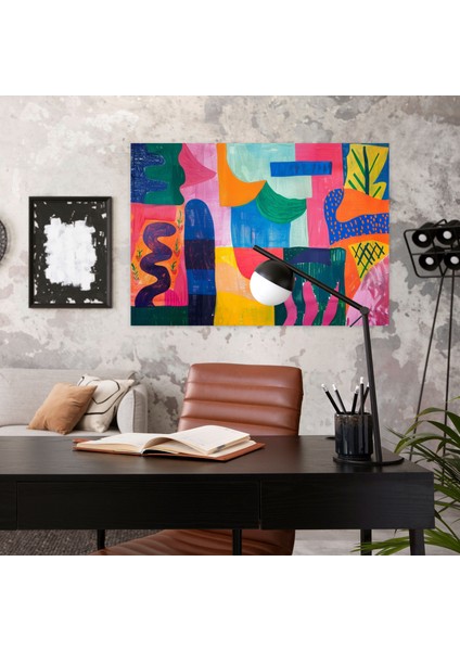 Henri Matisse Soyut Kanvas Tablo - Henri Matisse, Kanvas Tablo, Henri Matisse, Duvar Dekorasyonu, 50X30