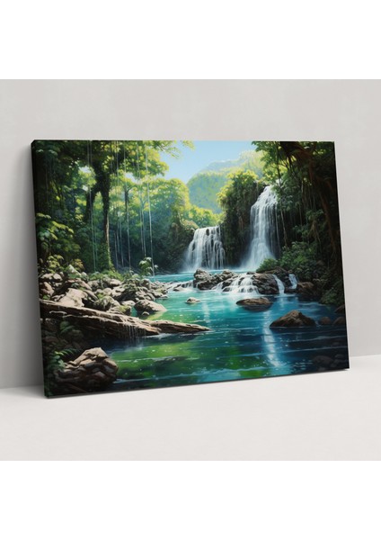 Hipnoz Doğa Kanvas Tablo - Hipnoz, Huzur, Duvar Dekorasyonu, Kanvas Tablo, 50X30