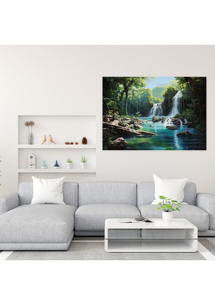 Hipnoz Doğa Kanvas Tablo - Hipnoz, Huzur, Duvar Dekorasyonu, Kanvas Tablo, 50X30