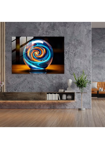 Hipnoz Cam Duvar Sanatı - Aklın Portalı - Hipnoz, Hipnoz, Büyüleyici Cazibe, Modern Sanat, 45X30