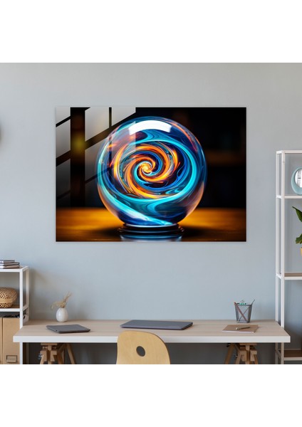 Hipnoz Cam Duvar Sanatı - Aklın Portalı - Hipnoz, Hipnoz, Büyüleyici Cazibe, Modern Sanat, 45X30