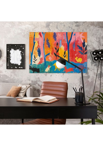 Henri Matisse Kanvas Tablo: Oynak Hayvanlar - Henri Matisse, Duvar Dekorasyonu, Henri Matisse, Kanvas Tablo, 50X30