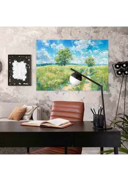 Empresyonizm Bahar Çayırı Duvar Tablosu - Empresyonizm, Kanvas Tablo, Ev Dekorasyonu, Duvar Dekorasyonu, 50X30 fiyatları