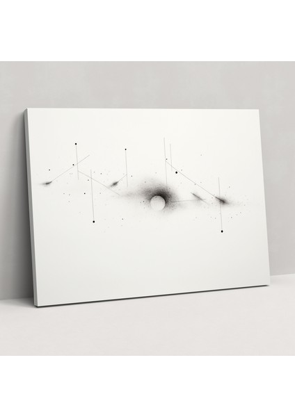 Burç Minimalist Takımyıldızı Kanvas Tablo - Burç, Duvar Sanatı, Kanvas Tablo, Takımyıldızı, 50X30