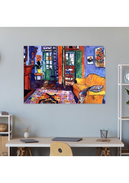 Henri Matisse Duvar Sanatı - Henri Matisse, Henri Matisse, Duvar Sanatı, Kanvas Tablo, 50X30
