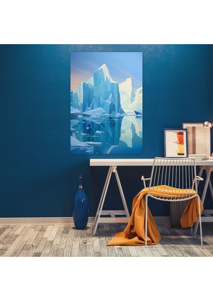 Sakin Buzdağı Kanvas Tablo - Buzdağı, Uzak Buzdağı, Kanvas Tablo, Uzak Buzdağı, 30X50 fiyatları