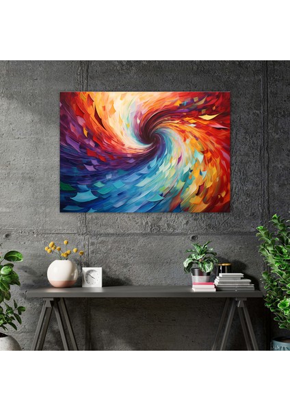 Hipnoz Kanvas Tablo - Hipnoz, Dönen Renkler, Hipnoz, Kanvas Tablo, 50X30