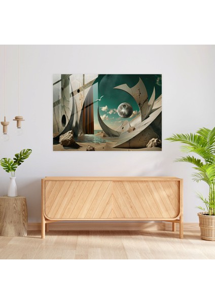 Pablo Picasso Ev Dekorasyonu - Gerçeküstü Sahne - Pablo Picasso, Ev Dekorasyonu, Cam Baskı, Rüya Gibi, 45X30
