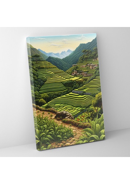 Inka Medeniyeti Gerçekçi Kanvas Tablo - Maya, Ev Dekorasyonu, Kanvas Tablo, Duvar Dekorasyonu, 30X50