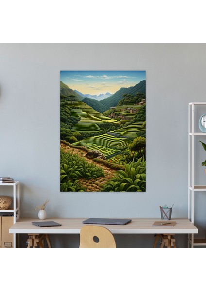Inka Medeniyeti Gerçekçi Kanvas Tablo - Maya, Ev Dekorasyonu, Kanvas Tablo, Duvar Dekorasyonu, 30X50