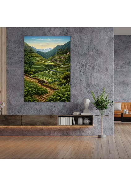 Inka Medeniyeti Gerçekçi Kanvas Tablo - Maya, Ev Dekorasyonu, Kanvas Tablo, Duvar Dekorasyonu, 30X50