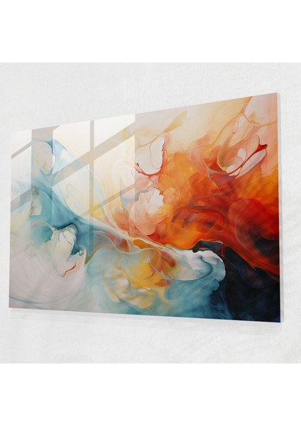 Mitoloji Cam Baskı - Titanların Savaşı - Mitoloji, Duvar Süsleme, Mitolojik Varlıklar, Mitoloji Cam Baskı, 45X30