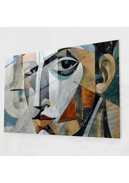 Pablo Picasso Modern Sanat - Kübist Portreler - Pablo Picasso, Modern Sanat, Pablo Picasso, Kübist Sanat, 45X30