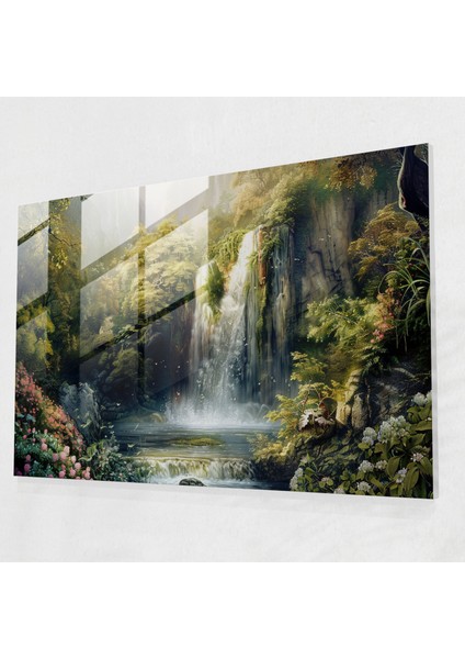 Ön Raphael Kardeşliği Sakin Şelale Duvar Dekorasyonu - Ön Rafael Kardeşliği, Duvar Dekorasyonu, Cam Sanatı, Modern Sanat, 45X30