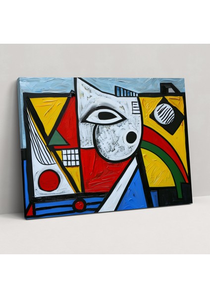 Pablo Picasso Kanvas Tablo - Pablo Picasso, Pablo Picasso, Duvar Tablosu, Kalın, 50X30