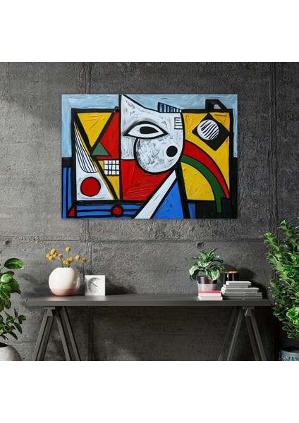 Pablo Picasso Kanvas Tablo - Pablo Picasso, Pablo Picasso, Duvar Tablosu, Kalın, 50X30 fiyatları