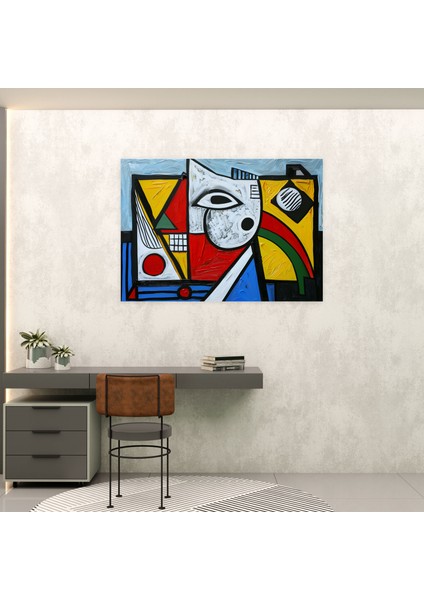 Pablo Picasso Kanvas Tablo - Pablo Picasso, Pablo Picasso, Duvar Tablosu, Kalın, 50X30 modelleri