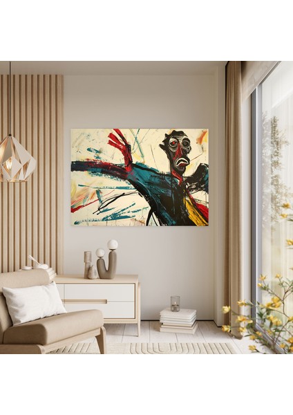 Dışavurumcu Picasso Figürlü Kanvas Tablo - Pablo Picasso, Ev Dekorasyonu, Pablo Picasso, Kanvas Tablo, 50X30