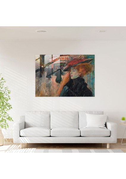 Post-Empresyonizm La Goulue Cam Baskı - Post-Empresyonizm, Ev Dekorasyonu, Cam Baskı, Duvar Dekorasyonu, 45X30 fiyatları