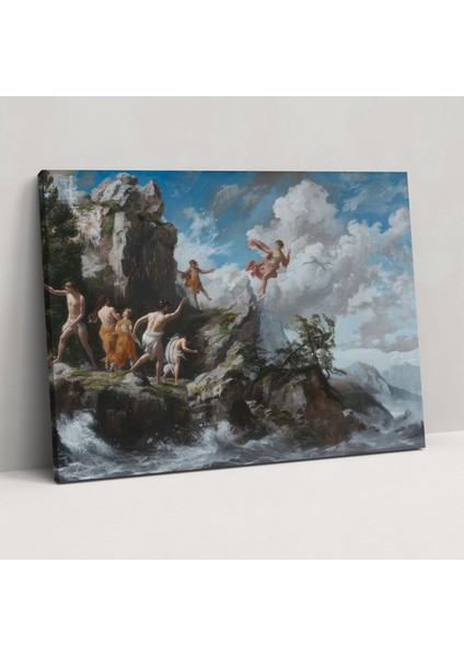 Neoklasizm Duvar Sanatı - Neoklasizm, Kanvas Tablo, Kanvas Tablo, Neoklasizm Duvar Sanatı, 50X30