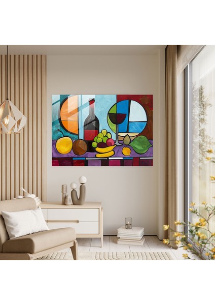 Pablo Picasso Natürmort Duvar Dekorasyonu - Pablo Picasso, Cam Sanatı, Pablo Picasso, Duvar Dekorasyonu, 45X30