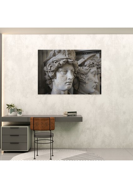 Neoklasizm Kanvas Tablo - Antik Heykeller Duvar Dekorasyonu - Neoklasizm Duvar Sanatı, Ev Dekorasyonu, Kanvas Tablo, 50X30 fiyatları