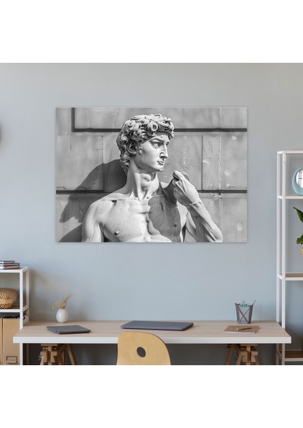 Michelangelo David Duvar Sanatı - Michelangelo, Michelangelo, Kanvas Tablo, Duvar Sanatı, 70X50 fiyatları