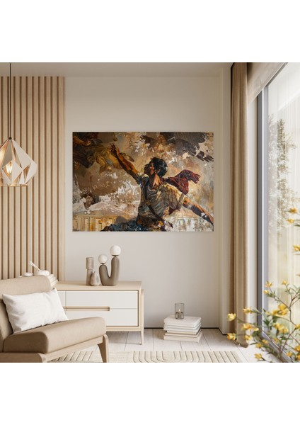 Michelangelo Güçlü Ifadeler Duvar Dekorasyonu - Michelangelo, Kanvas Tablo, Kanvas Tablo, Duvar Dekorasyonu, 50X30 modelleri