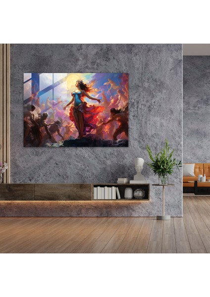 Mitoloji Cam Baskı - Mitoloji, Ev Dekorasyonu, Modern Sanat, Rönesans Tablo, 45X30