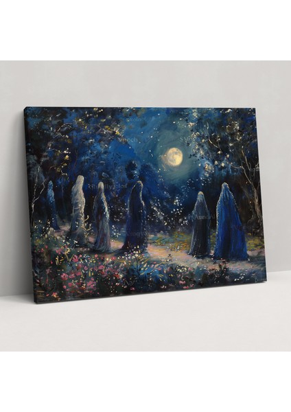 Mehtaplı Bahçe Kanvas Tablo - Pre-Rafael Kardeşliği, Kanvas Tablo, Kanvas Tablo, Kanvas Tablo, 100X70