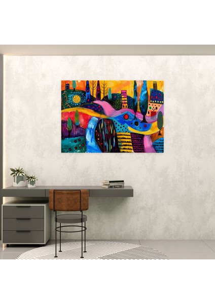 Pablo Picasso Manzara Duvar Tablosu - Pablo Picasso, Duvar Sanatı, Kanvas Tablo, Kanvas Tablo, 50X30