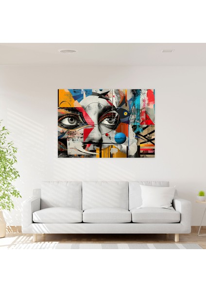 Pablo Picasso Tarzı Duvar Tablosu - Pablo Picasso, Ev Dekorasyonu, Pablo Picasso Tarzı, Kolaj, 50X30 modelleri