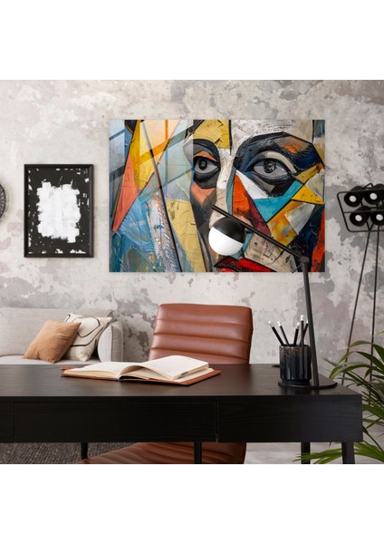 Pablo Picasso Cam Sanatı Eseri - Pablo Picasso, Modern Sanat, Pablo Picasso, Ev Dekorasyonu, 45X30 fiyatları