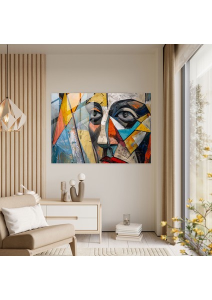 Pablo Picasso Cam Sanatı Eseri - Pablo Picasso, Modern Sanat, Pablo Picasso, Ev Dekorasyonu, 45X30 modelleri