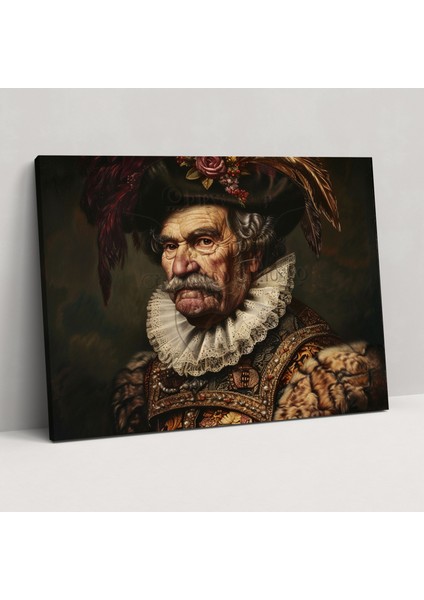 Rembrandt Tarzı Kanvas Tablo - Rembrandt, Duvar Süslemesi, Rembrandt Tarzı, Kanvas Tablo, 50X30