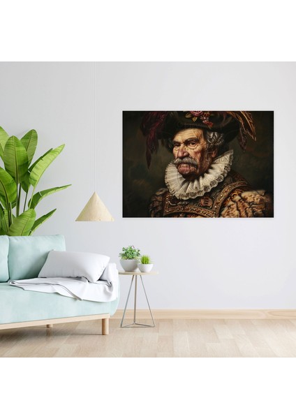 Rembrandt Tarzı Kanvas Tablo - Rembrandt, Duvar Süslemesi, Rembrandt Tarzı, Kanvas Tablo, 50X30