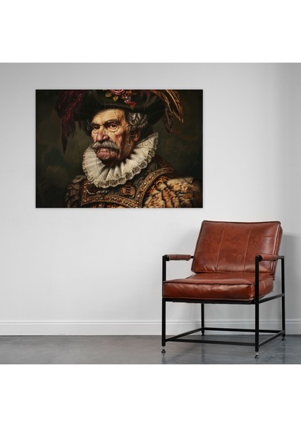 Rembrandt Tarzı Kanvas Tablo - Rembrandt, Duvar Süslemesi, Rembrandt Tarzı, Kanvas Tablo, 50X30