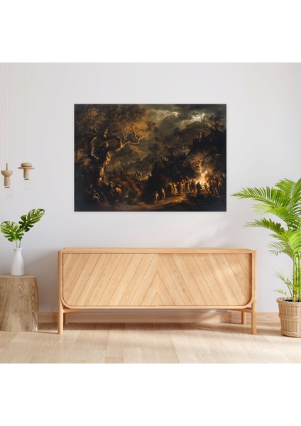 Rembrandt Mitolojik Sahne Duvar Tablosu - Rembrandt, Rembrandt, Ev Dekorasyonu, Kanvas Tablo, 50X30 fiyatları