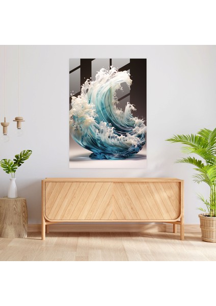 Sakin Cam Heykel - Gerçekçi Cam Heykel, Duvar Dekorasyonu, Cam Duvar Sanatı, Mukavemet, 30X45 fiyatları