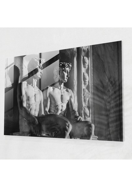 Michelangelo Ev Dekorasyonu - Zamansız Heykeller - Michelangelo, Ev Dekorasyonu, Cam Sanatı, Modern Sanat, 45X30