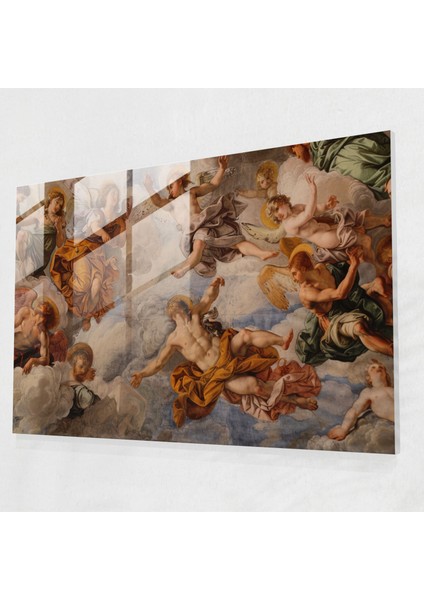 Michelangelo Cam Duvar Sanatı Modern Sanat - Michelangelo, Cam Sanatı, Modern Sanat, Ev Dekorasyonu, 45X30