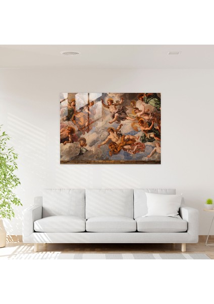 Michelangelo Cam Duvar Sanatı Modern Sanat - Michelangelo, Cam Sanatı, Modern Sanat, Ev Dekorasyonu, 45X30 modelleri