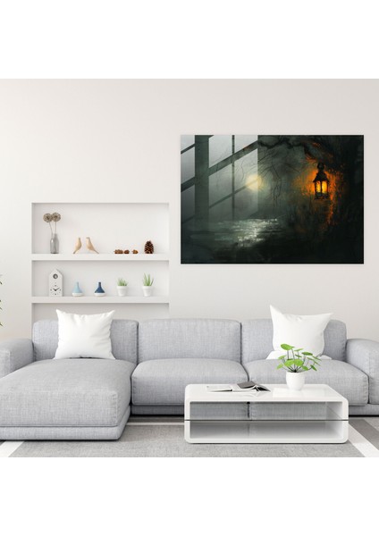 Rembrandt Ev Dekorasyonu - Fenerli Gece Sahnesi - Rembrandt, Fener, Modern Sanat, Rembrandt, 45X30 fiyatları