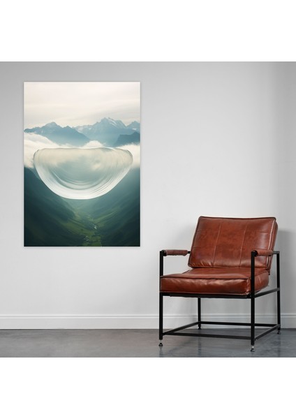 Gerçekçi Cam Heykel Duvar Sanatı - Gerçekçi Cam Heykel, Huzur, Duvar Sanatı, Şeffaf Cam, 30X50 modelleri
